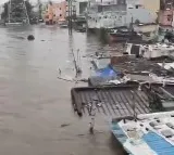 Hyderabad Floods Houses Submerged in Chaderghat Due to Moosi River Fury