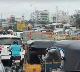 Vijayawada Highway traffic jam due to Dasara festival