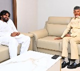 CM Chandrababu Naidu visits ailing Pawan Kalyan in Hyderabad