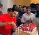 Ranbir Kapoor celebrates his 43rd birthday with the media by cutting a massive cake