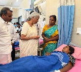 FM Nirmala Sitharaman visits Karur; meets survivors, families of stampede victims