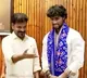 Tilak Varma meets CM Revanth Reddy presents cricket bat