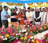 Revanth Reddy Pays Tribute to Gandhi at Bapu Ghat