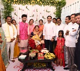 Nara Lokesh Surprises Fan Visits Brides Home to Bless Her