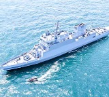 Indian Navy inducts Androth warship built by GRSE