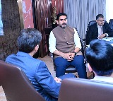Nara Lokesh Meets Trafigura CEO Sachin Gupta in Mumbai