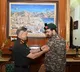 Army Chief Gen Dwivedi felicitates Lt Col (Honorary) Mohanlal