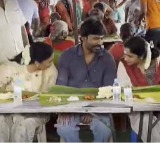 Dhanush Celebrates Idli Kadai Success with Village Feast
