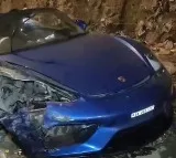 Porsche Car Crushed in Mumbai Racing Accident