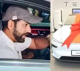 Rohit Sharma Joins Tesla Club Buys New Car