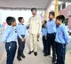 Chandrababu Naidu happy to meet students at Nanda Gokulam