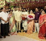 Chandrababu Attends Janasena MLA Pantam Nanaji Son Wedding
