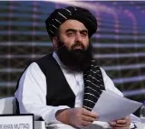 Afghanistan minister Amir Khan Muttaqi Warns Pakistan from Indian Soil Praises India