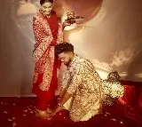 Rocky touches Hina Khan's feet on 1st Karwa Chauth: "She is Devi who graced my existence with her presence"