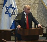 Today, skies are calm and guns silent: Trump in address at Israeli parliament