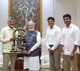 Chandrababu Naidu meets PM Modi; invites him for GST event, partnership summit