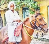 Farmer Lakshmareddy Riding Horse For over 30 Years in Tenali