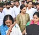 Maganti Sunitha files nomination for Jubilee Hills bypoll with KTR