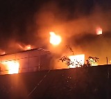 Massive Fire Accident in Doolapally Industrial Area Hyderabad