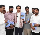 KTR Launches BRS Leader Pinniinti Vijay Kumar Book