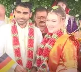 Nellore Boy Gireesh Weds German Girl Katharina