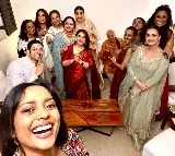 Shabana Azmi enjoys Diwali gathering with Konkona, Vidya Balan & others
