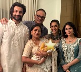 Actor Varun Tej shares pics of his son Vaayuv Tej's first Deepavali