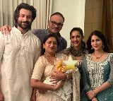 Actor Varun Tej shares pics of his son Vaayuv Tej's first Deepavali