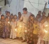 Yacharam Police Celebrate Diwali with BC Girls Hostel Students