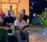 Samantha Celebrates Diwali with Raj Nidimoru Photos Viral