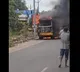 Delhi Public School Bus Catches Fire in Hyderabad