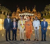 Chandrababu Naidu Amazed by Abu Dhabi Hindu Temple