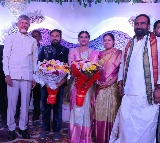 Chandrababu Naidu Attends MLA Joolakanti Sons Wedding Reception