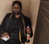 Ayyappa Swamy Devotee Caught Drinking Beer in Suryapet District