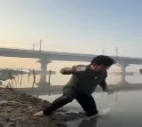 Ravinder Singh Negi falls into Yamuna River during video shoot