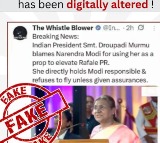 PIB Fact Check flags AI-manipulated video of President Murmu with false claims about PM Modi, Rafale