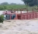 DCM Van Washed Away Nimma Vagu in Khammam