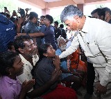 Chandrababu Naidu Visits Cyclone Affected Victims in Kona Seema