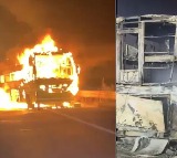 Driver saves passengers from burning bus on Samruddhi Highway