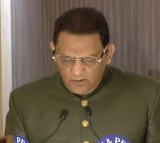 Azharuddin Sworn in as Telangana Minister Swearing in Allahs Name