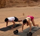 Sara Ali Khan & Ibrahim give fitness goals with their workout 'on the rocks'