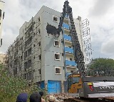 Miyapur Illegal Five Story Building Demolished