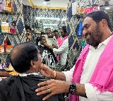 Errabelli Dayakar Rao Haircut During Jubilee Hills Election Campaign