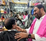 Errabelli Dayakar Rao Haircut During Jubilee Hills Election Campaign