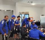 Indian team watches IND-SA final from Hobart to shower support to home side