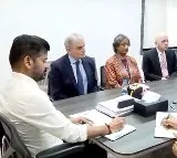 Revanth Reddy Meets Amazon Web Services Representatives