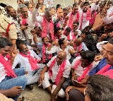 BRS stages protest at Telangana BJP MP’s house over cotton procurement