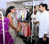 Nara Lokesh Inaugurates Vasantham 2025 Textiles Exhibition