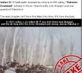 Viral video claiming Mi-17 helicopter shot down in Kashmir is fake, says PIB