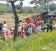 Nalgonda Onion Lorry Overturns Locals Loot Sacks